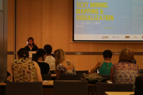 Opening speech by Sanita Reinsone (head of LFMI Digital), co-organizer of the BSSDH2018
