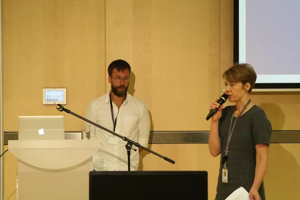 Anda Baklāne (NLL) and Fredrik Norén (HumLab)