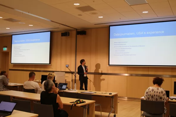 Keynote speech by Kārlis Dagilis on data journalism